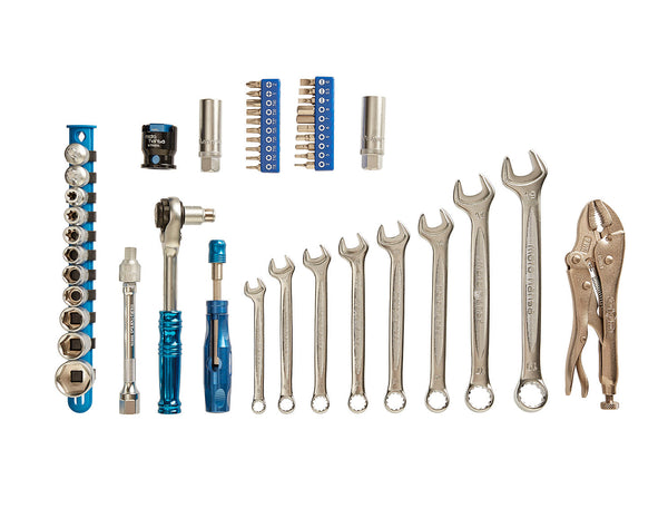 Motorcycle Tool Kit: For BMW, KTM, Yamaha and more. Laid Out