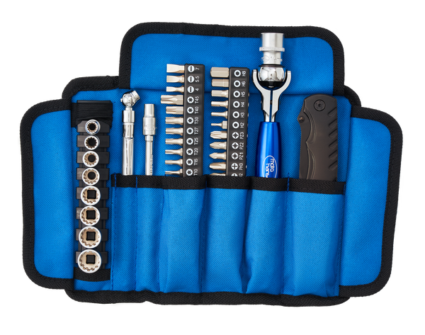 Motorcycle Tool Kit: Compact For BMW, KTM, Yamaha and enduro. Rolled Up