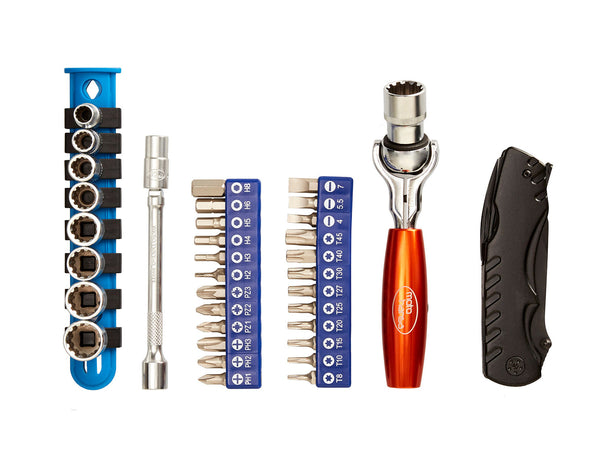 Motorcycle Tool Kit: For BMW, KTM, Yamaha and more. Close  up